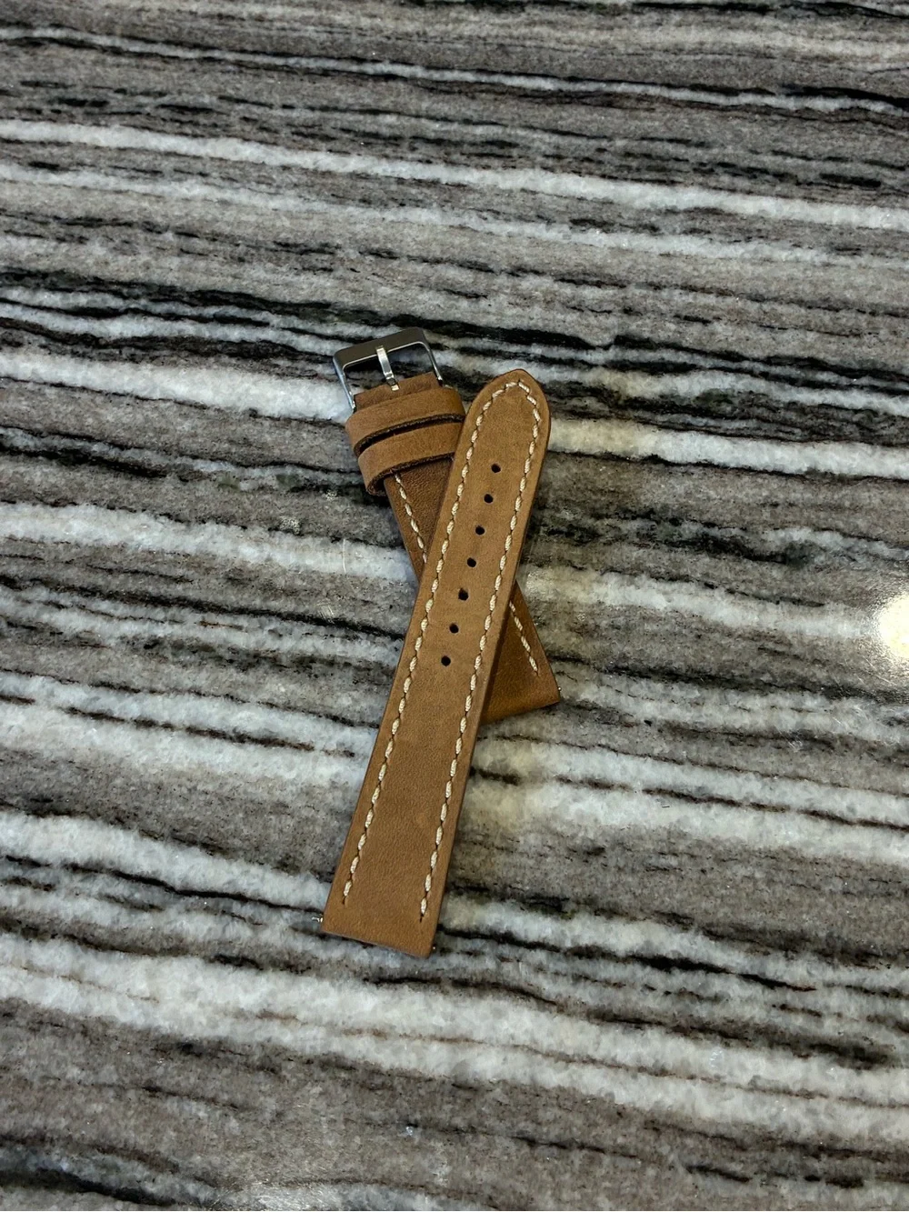20mm Brand New Genuine Leather Watch Strap